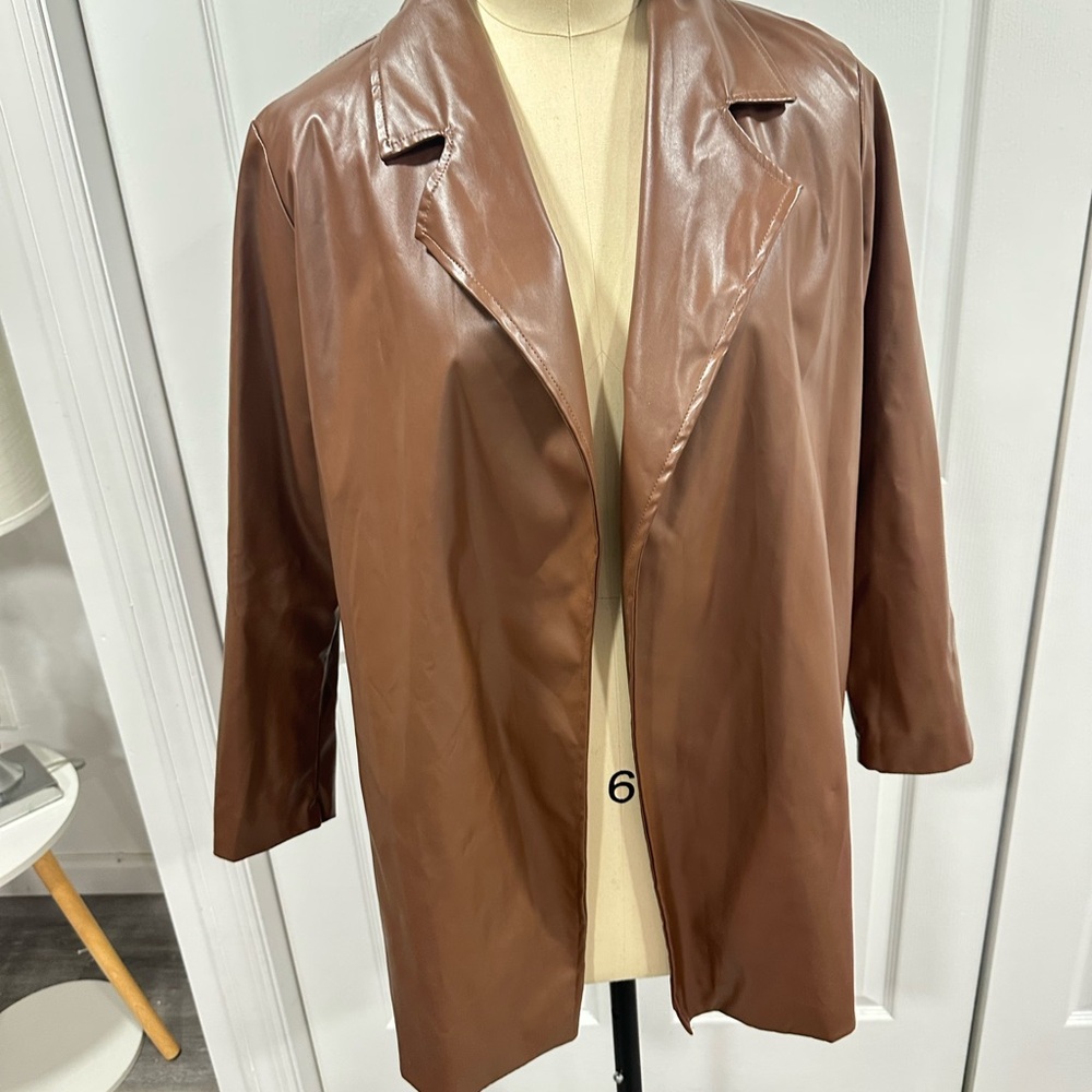Classic Brown Leather Women's Jacket